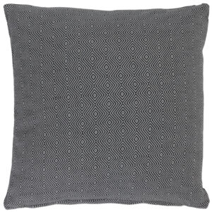 Sofakissen - 100% Co mit F&uuml;llung - 40x40cm - Farbe Grau